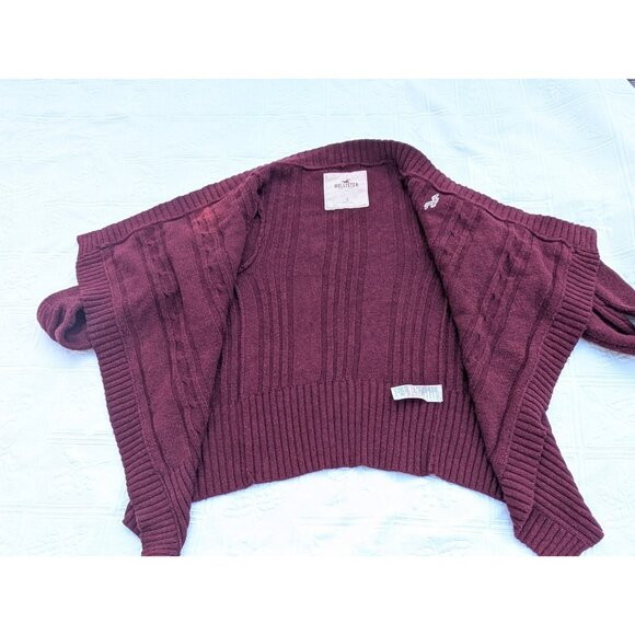 Hollister sweater Small cable knitr rabbit hair blend babydoll bella elena Y2K - Picture 7 of 14